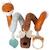 Spirale d'activités forêt Bleu, jaune beige+Marron, beige, orange 7 - vertbaudet enfant 
