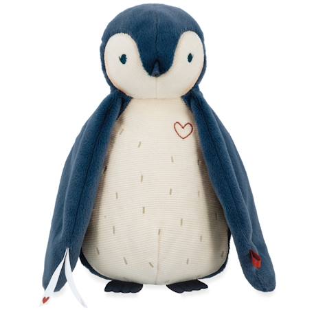 Peluche enregistreuse vocale et bruits blancs manchot bleu (25 cm) Bleu+Rose 3 - vertbaudet enfant 