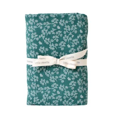 Maxi lange gaze de coton bio Vert émeraude 1 - vertbaudet enfant 