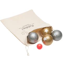 Jouet-Jeux de boules argent et or (4 pièces)
