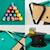 Table multi jeux 4 en 1 pour toute la famille - baby-foot - billard - ping pong - hockey Marron 3 - vertbaudet enfant 