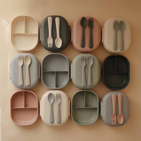 Lunchbox Ecru+Gris 10 - vertbaudet enfant 