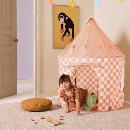 Tente de jeu Corail, blanc+Rose, blanc 2 - vertbaudet enfant 