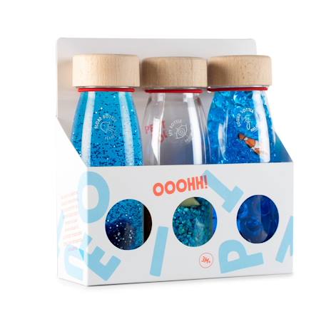 3 bouteilles sensorielles serenity Bleu 2 - vertbaudet enfant 
