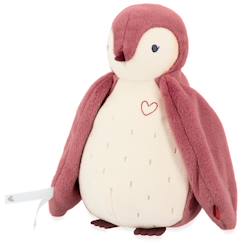 Jouet-Premier âge-Peluche enregistreuse vocale et bruits blancs manchot bleu (25 cm)