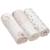 Lot de 3 langes en bambou vert d'eau garden explorer (80 x 80 cm) Marron, écru+Rose clair, violet 4 - vertbaudet enfant 