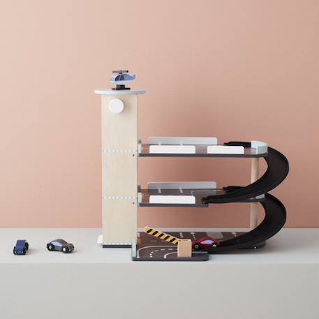 Garage en bois aiden Beige, gris, noir 5 - vertbaudet enfant 