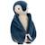Peluche enregistreuse vocale et bruits blancs manchot bleu (25 cm) Bleu+Rose 2 - vertbaudet enfant 