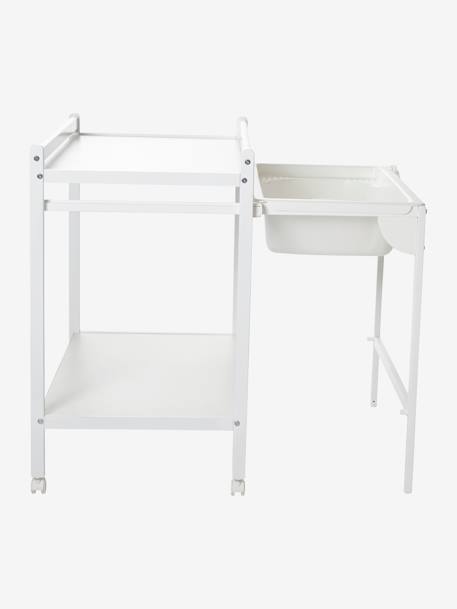 Table à langer avec baignoire intégrée MagicTub blanc+naturel/blanc 6 - vertbaudet enfant 