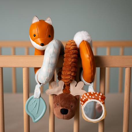 Spirale d'activités forêt Bleu, jaune beige+Marron, beige, orange 8 - vertbaudet enfant 