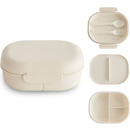 Lunchbox Ecru+Gris 1 - vertbaudet enfant 