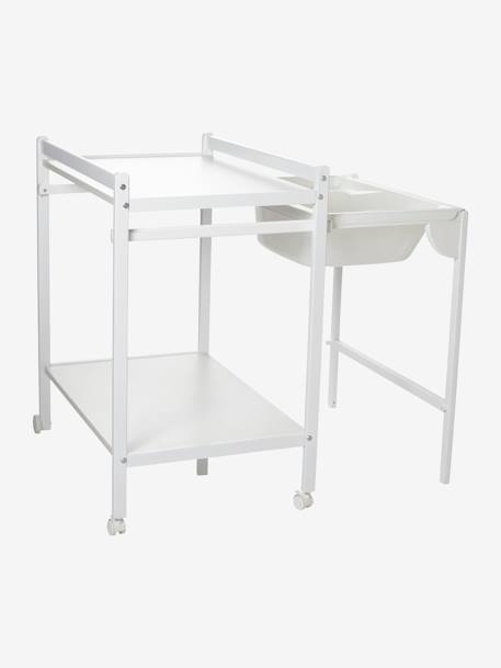 Table à langer avec baignoire intégrée MagicTub blanc+naturel/blanc 3 - vertbaudet enfant 
