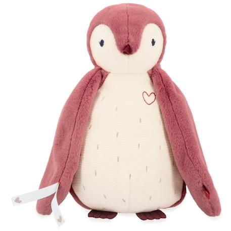 Peluche enregistreuse vocale et bruits blancs manchot bleu (25 cm) Bleu+Rose 9 - vertbaudet enfant 