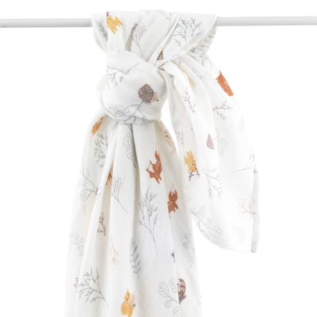 Maxi lange gaze de coton bio Forêt 3 - vertbaudet enfant 