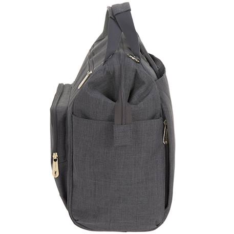 Sac à dos à langer jumeaux twin glam goldie anthracite Gris 4 - vertbaudet enfant 