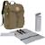 Sac à dos à langer green label outdoor olive Olive 2 - vertbaudet enfant 