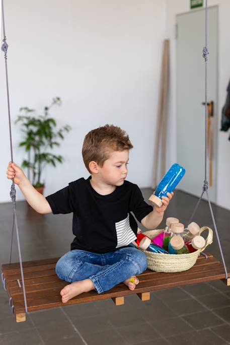 3 bouteilles sensorielles serenity Bleu 3 - vertbaudet enfant 