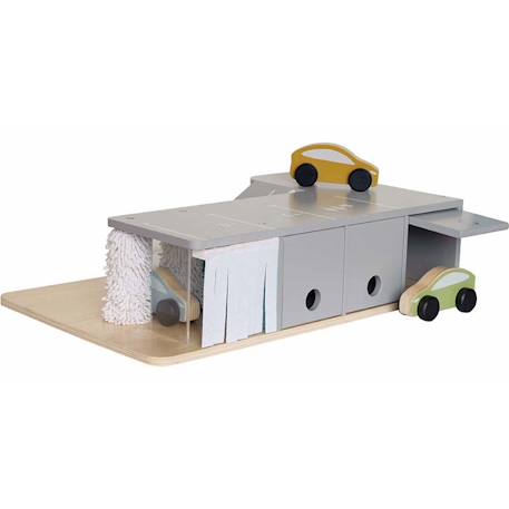 Garage avec lave auto Gris, bleu, blanc 4 - vertbaudet enfant 