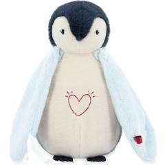 Linge de maison et décoration-Décoration-Veilleuse peluche manchot bleu (20 cm)