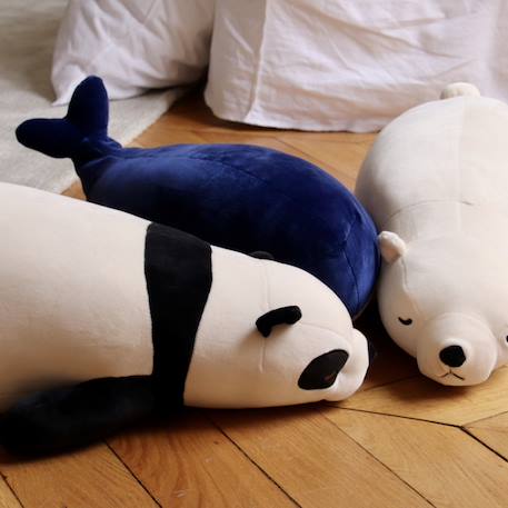 Peluche kanaora la baleine Bleu, blanc 3 - vertbaudet enfant 