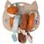 Spirale d'activités forêt Bleu, jaune beige+Marron, beige, orange 12 - vertbaudet enfant 