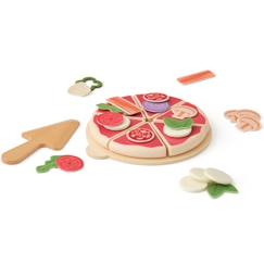 Jouet-Jeux d'imitation-Kit pizza en bois kid's hub