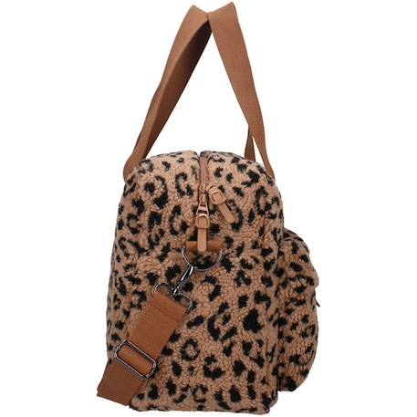 Sac à langer sherpa léopard Caramel, noir 4 - vertbaudet enfant 