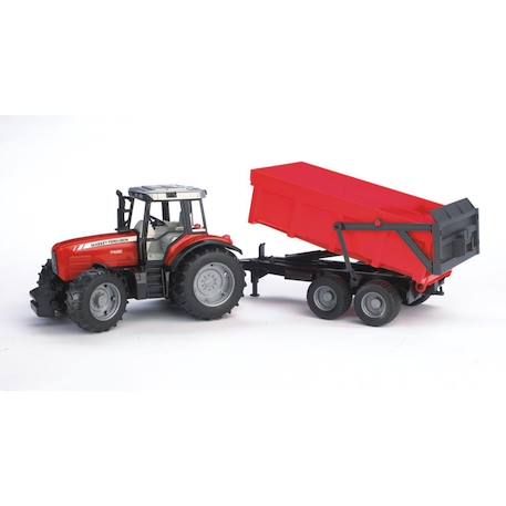 Tracteur 7480 avec benne massey Rouge 1 - vertbaudet enfant 
