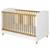 Lit bébé évolutif montessori kombu Blanc et noisette 3 - vertbaudet enfant 