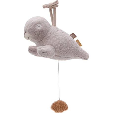 Peluche musicale deepsea Gris, blanc+Rose 1 - vertbaudet enfant 