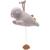 Peluche musicale deepsea Gris, blanc+Rose 1 - vertbaudet enfant 