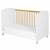 Lit bébé évolutif montessori kombu Blanc et noisette 4 - vertbaudet enfant 