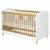 Lit bébé évolutif montessori kombu Blanc et noisette 6 - vertbaudet enfant 