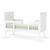 Lit bébé évolutif montessori bois massif marley Blanc+Bois 4 - vertbaudet enfant 