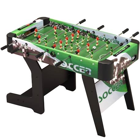 Table de baby-foot d'intérieur pliable - 22 figurines - 3 balles inclues - 2 à 4 joueurs Vert 1 - vertbaudet enfant 