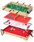 Table multi jeux 4 en 1 - babyfoot barres télescopiques - billard - ping pong - hockey Marron 1 - vertbaudet enfant 