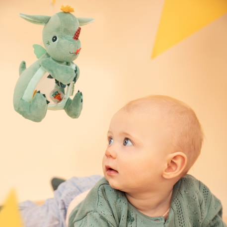 Peluche d'activités coucou Bleu, jaune+Rose, écru, bleu 5 - vertbaudet enfant 