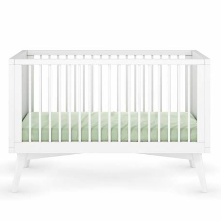 Lit bébé évolutif montessori bois massif marley Blanc+Bois 3 - vertbaudet enfant 