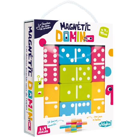 Magnetic domino Multicolore 1 - vertbaudet enfant 