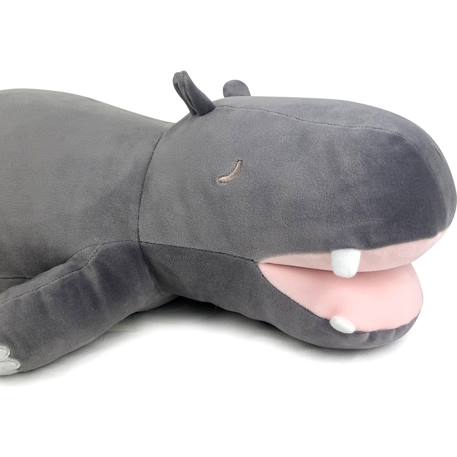 Peluche hippo l'hippopotame Gris, rose 2 - vertbaudet enfant 