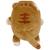 Porte-clé peluche Marron, beige, rose 5 - vertbaudet enfant 