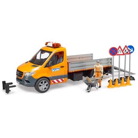 Camion municipal mercedes Orange 2 - vertbaudet enfant 