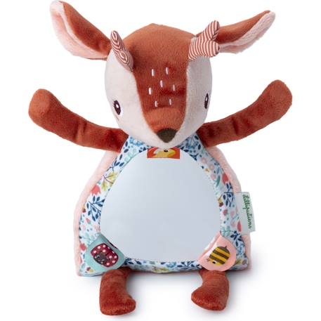 Peluche d'activités coucou Bleu, jaune+Rose, écru, bleu 7 - vertbaudet enfant 