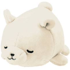 Jouet-Premier âge-Peluche nemu nemu shiro l'ours polaire (13 cm)