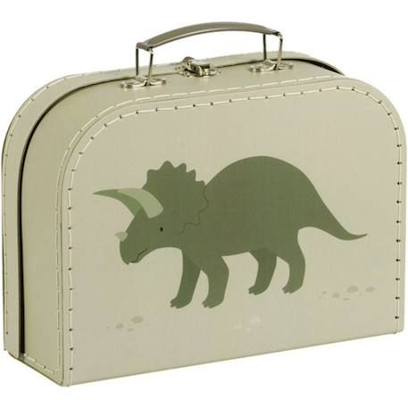 Lot de 2 valisettes de rangement dinosaure Vert, bleu 4 - vertbaudet enfant 