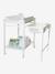 Table à langer avec baignoire intégrée MagicTub blanc+naturel/blanc 2 - vertbaudet enfant 