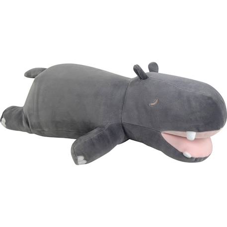 Peluche hippo l'hippopotame Gris, rose 1 - vertbaudet enfant 