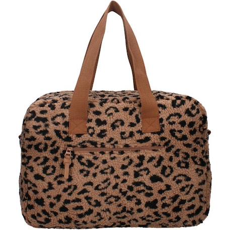 Sac à langer sherpa léopard Caramel, noir 5 - vertbaudet enfant 