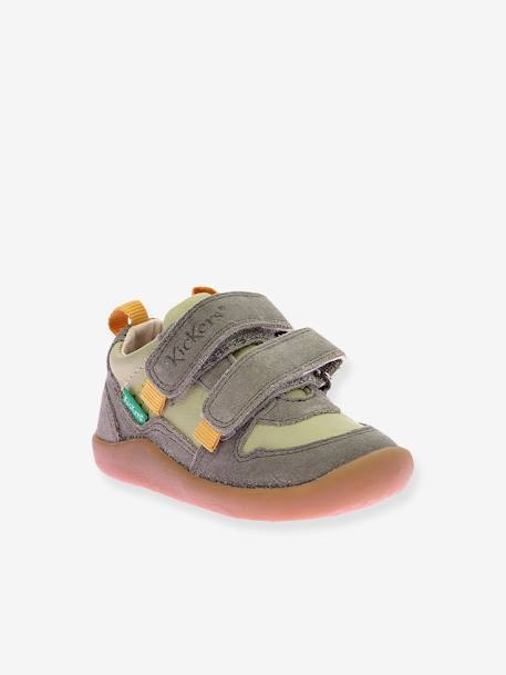 Baskets bébé Frapy kaki 1 - vertbaudet enfant 