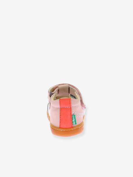 Sandales cuir bébé Bazar rose 4 - vertbaudet enfant 